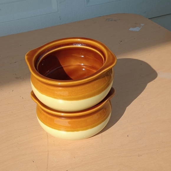 Vintage Ceramic French Onion Soup  Bowls - Picture 3 of 3